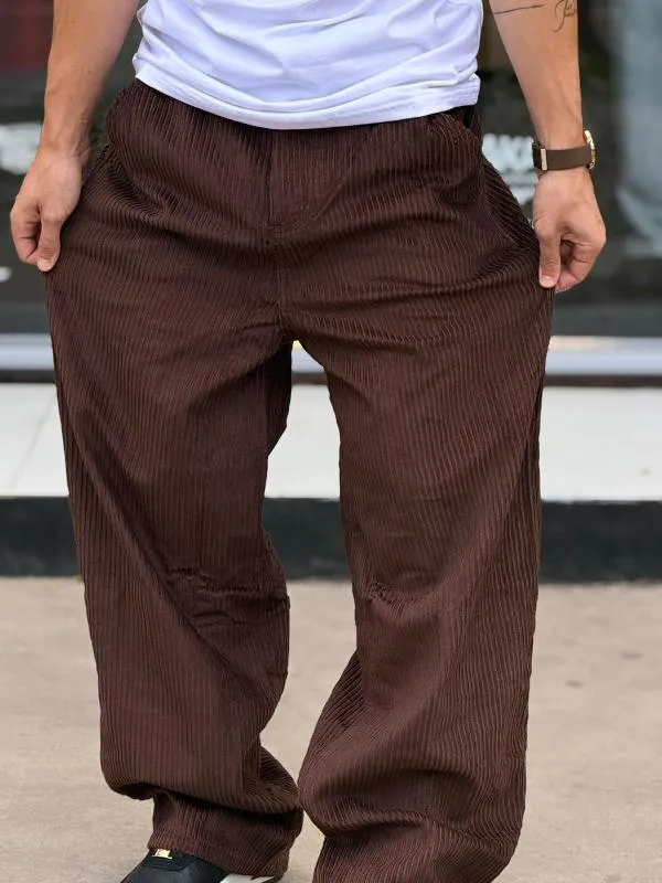 BAGGY CORDEROY CHOCOLATE