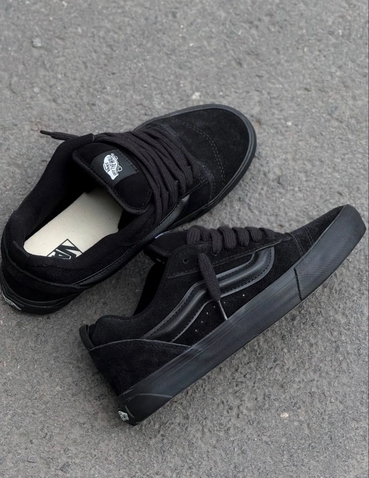 VANS KNU BLACK - vista 2