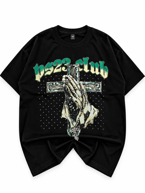 REMERA CRISTO BRILLO