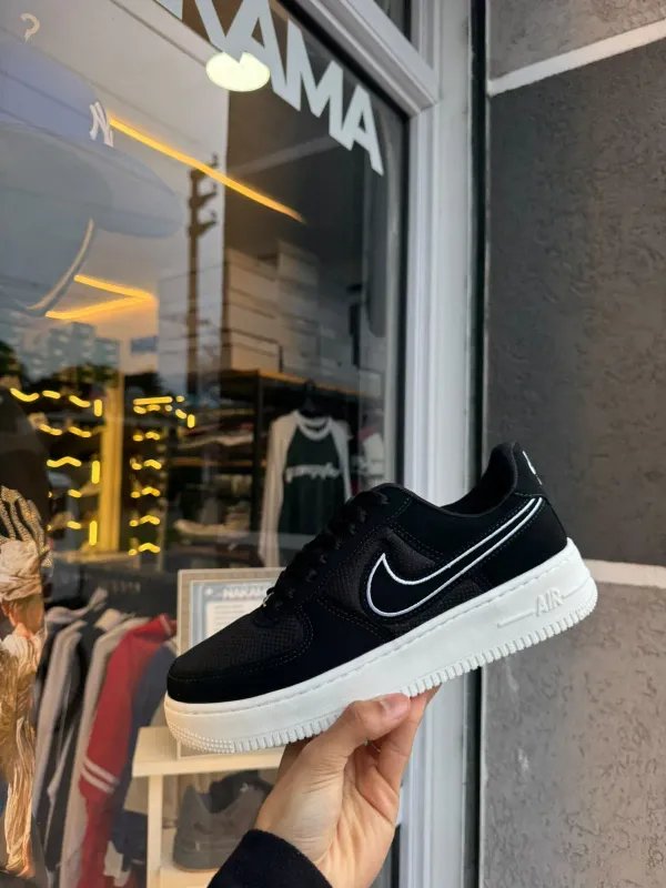 AIR FORCE ONE PRETO - BORDADO