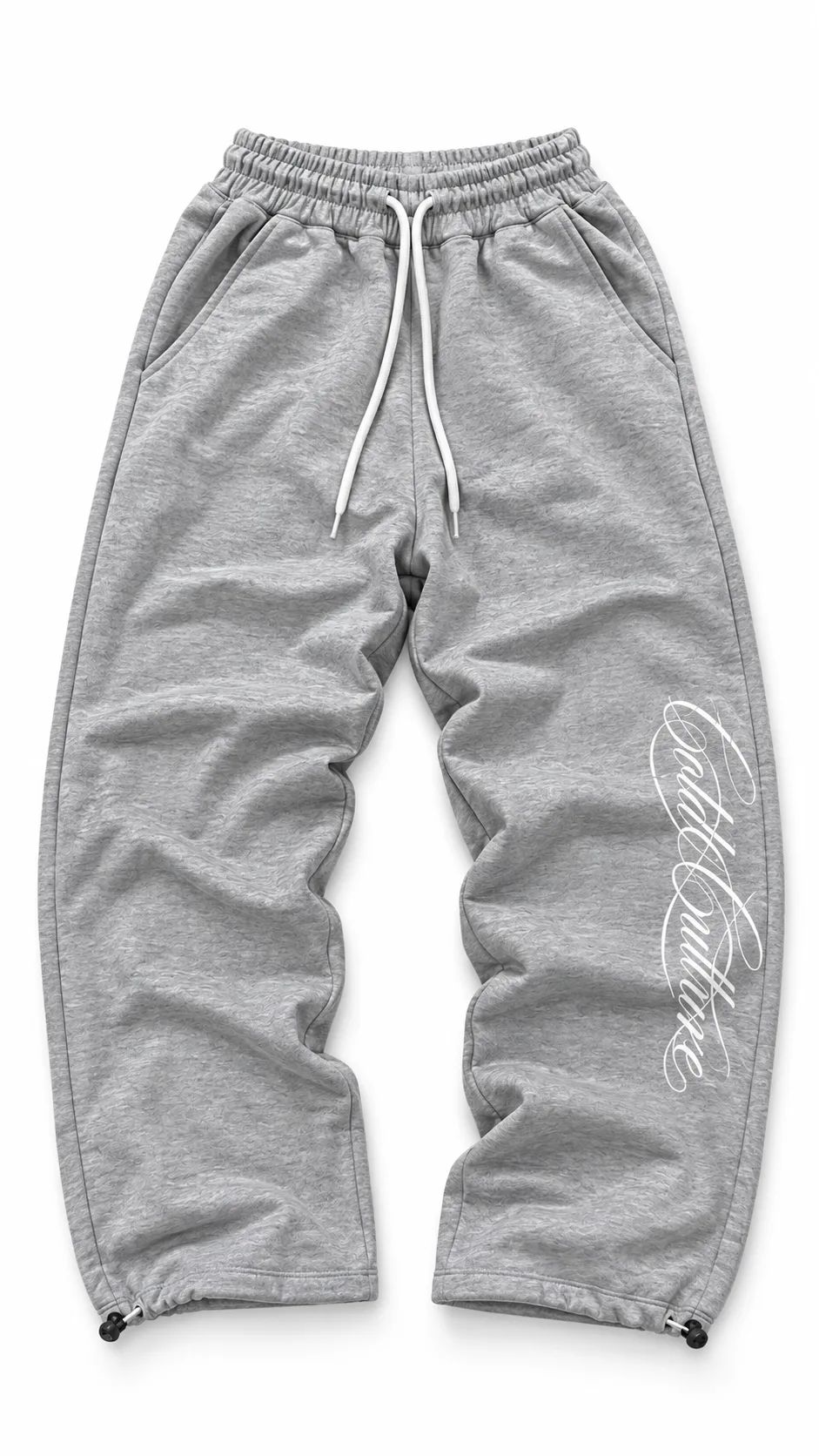 JOGGING GRIS CURSIVA