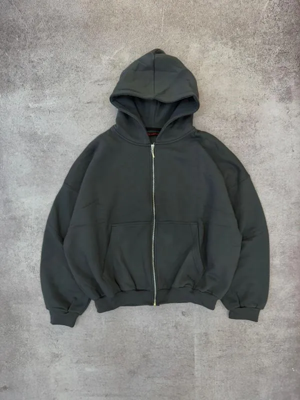 CAMPERA BOXY GRIS CEMENTO - Foto 1