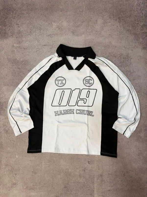CHOMBA 019 MANG LARGA WHITE