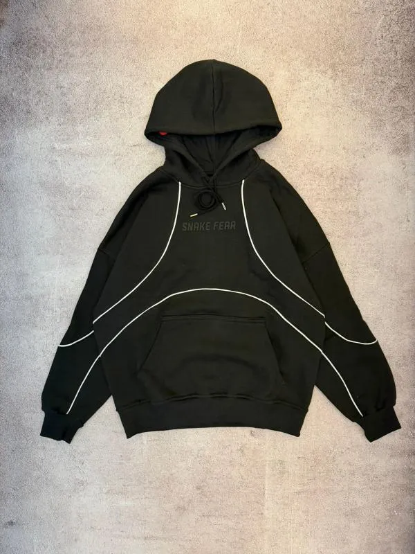 HODDIE REPARTIDO SNAKE FEAR NEGRO - Foto 1