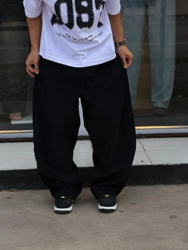 BAGGY CORDEROY NEGRO - Foto 1
