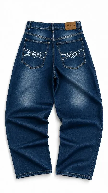BAGGY AZUL ROMBO