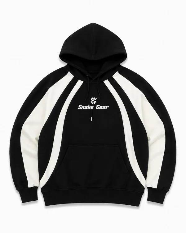 BUZO SNAKE NEGRO/BLANCO