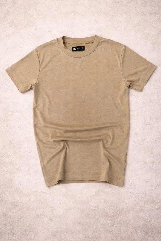REMERA LISA BEIG - Foto 1