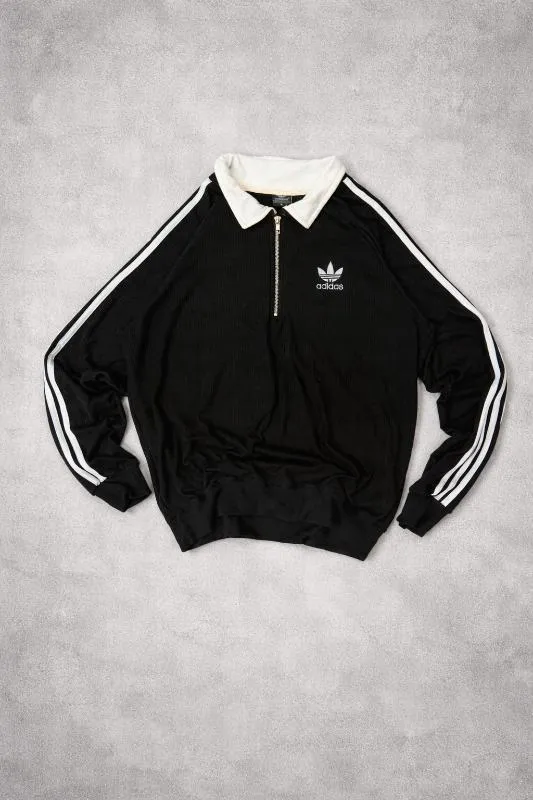 MEDIO CIERRE ADIDAS NEGRO