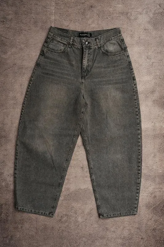 BAGGY GRIS OSCURO GASPEADO - Foto 1