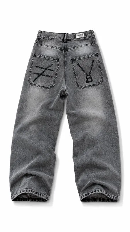 BAGGY GRIS CLARO CANDADO
